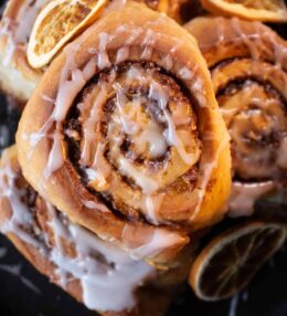 Peach Cinnamon Rolls